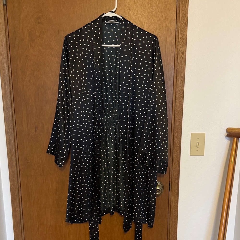 Morgan Taylor Black and White Polka Dot Intimates
